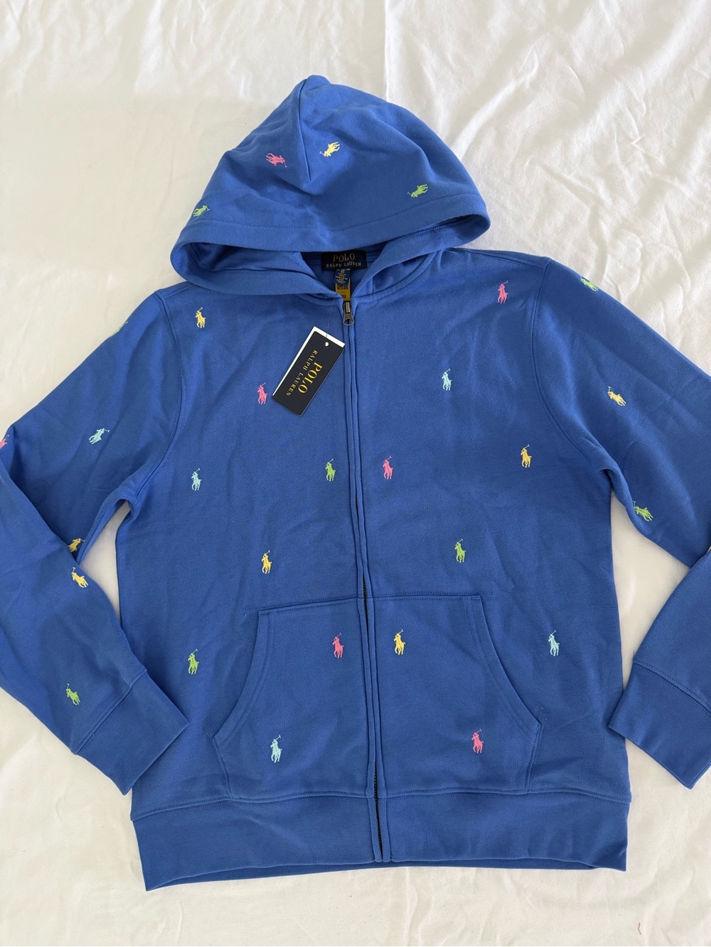 New girls Ralph Lauren Polo Sz Xl 18-20 hoodie with  Polo Pony Embroidery